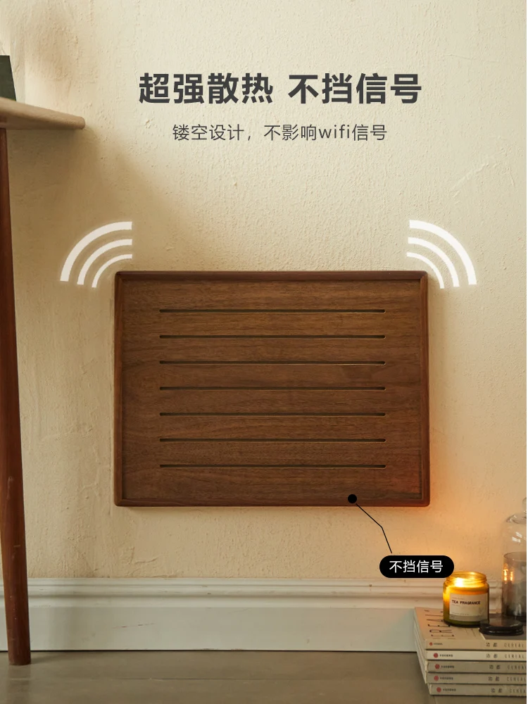 

Black walnut meter shielding painting mesh cable weak electric box hanging painting distribution box multimedia shieldin