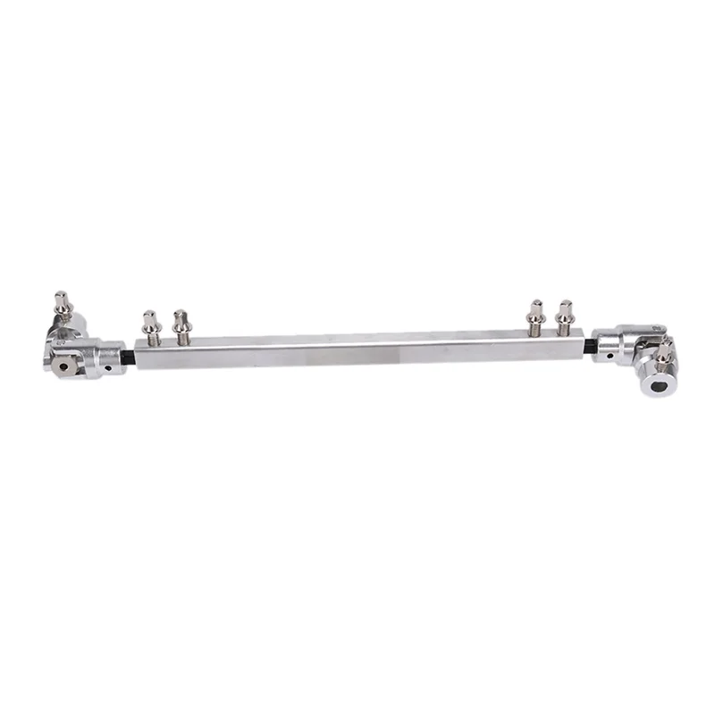 Double Kick Drum Pedal Drive Shaft Pedal Arm Linking Bar Drum Connecting Rod Silver