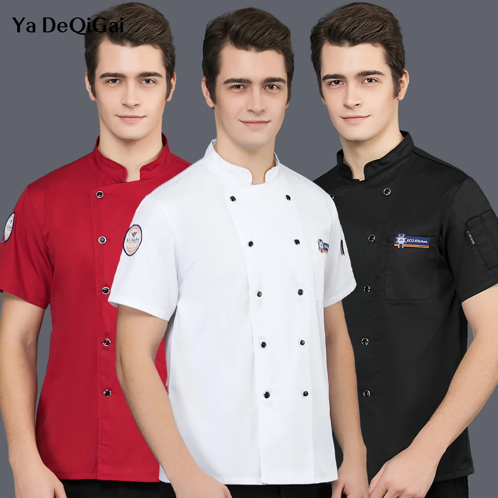 Japanische Küche Kleidung Bar Kleidung Sushi Shop Arbeits kleidung Restaurant Kellner Hemden Koch Uniform Jacke Frauen Männer Kellnerin Mäntel