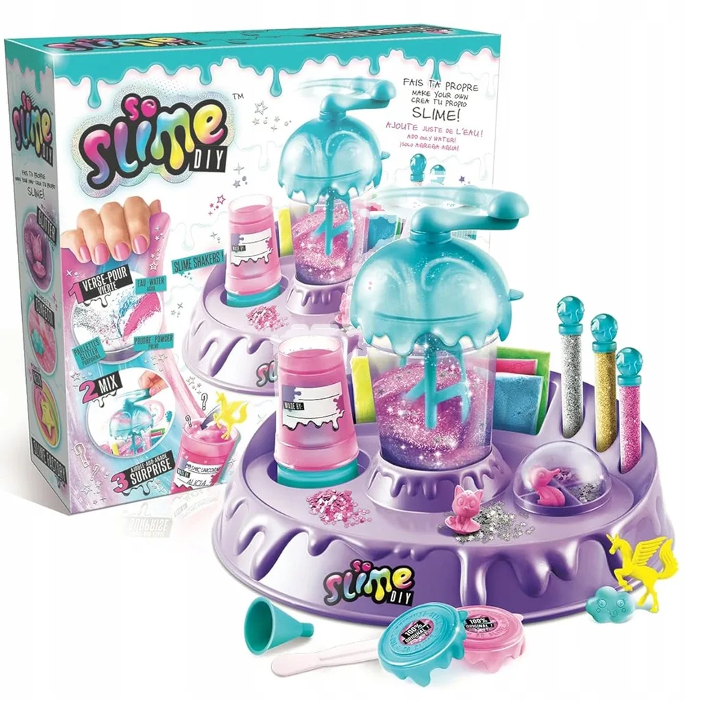 SLIMY SLIME DIY FACTORY SET Mélangeur pour rendre les GLUTS pour les Enfants