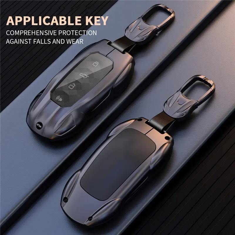 Zinc Alloy Car Key Case Bag for Haval Dargo Hover H7 2025 2026 Car Smart Remote Cover Keychain Fob Protector Shell Accessories