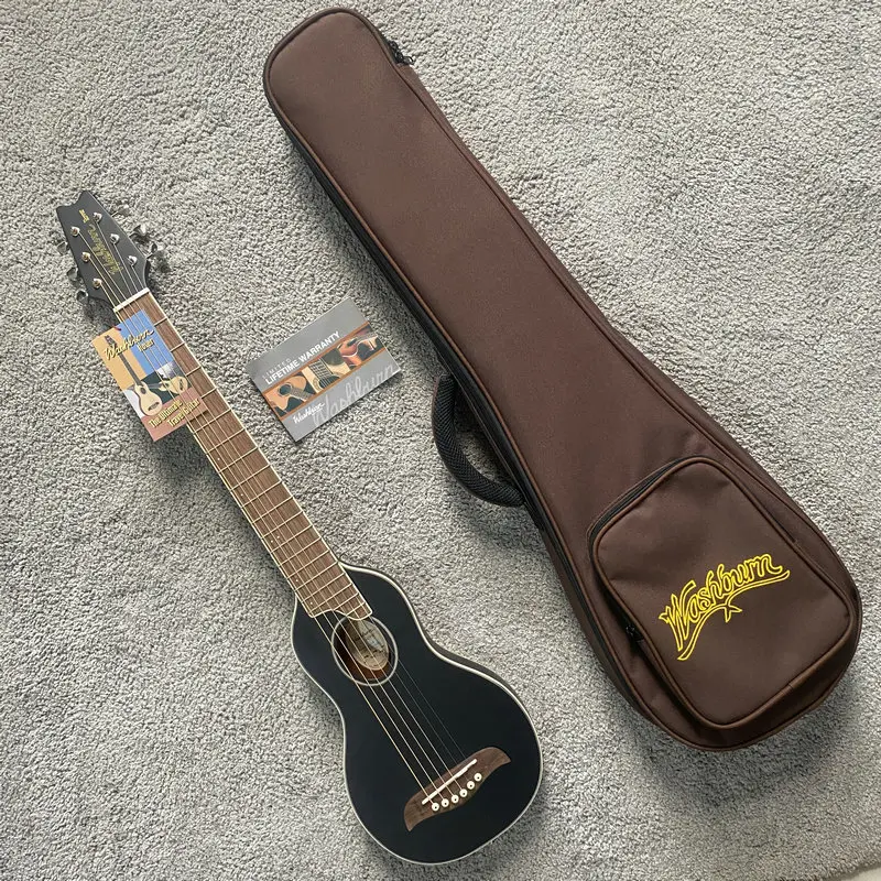 Washburn Rover 34' Solid Top Travel Acoustic Guitar Portable
