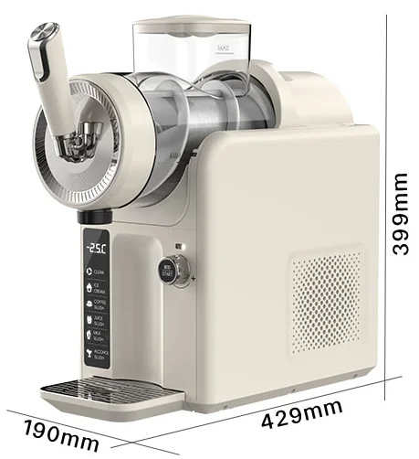 

MT 1.8L High Volume Commercial Slush Machine Fully Automatic Cylinder R290 Compressor 220V Household Use 5kg Ice Snow Melting