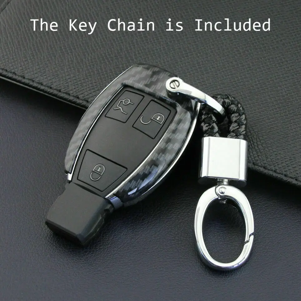 

TPU Car Key Fob Cover Case Holder For Mercedes Benz Accessories Keychain Ring Cover Case Auto Accessories Black