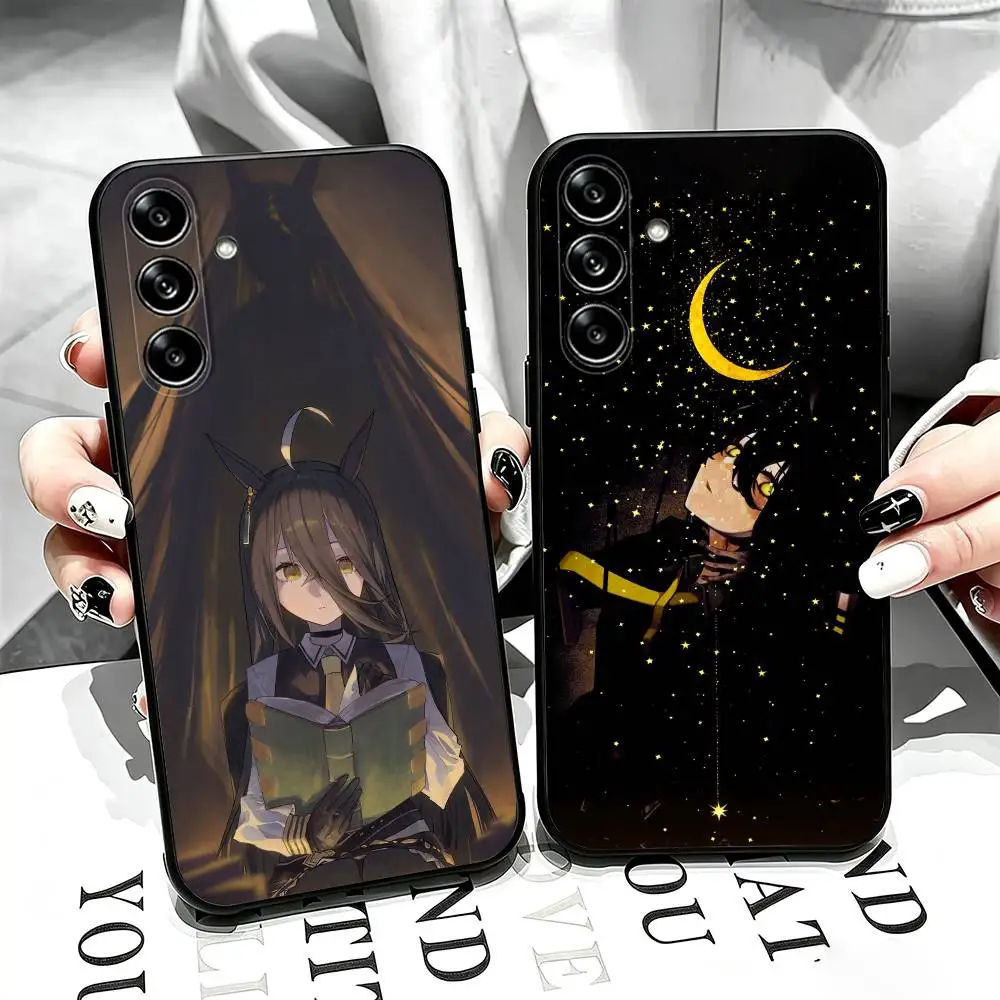 M-Manhattan Cafe U-Uma Phone Case Black Silicone Soft For Samsung Galaxy A73,A72,A71,A70,A53,A52,A51