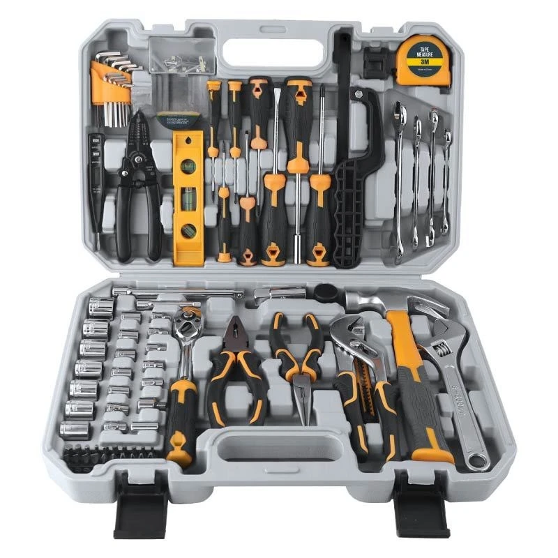 

Multifunctional Home Hardware Toolbox Home Repair Electric Screwdriver Set