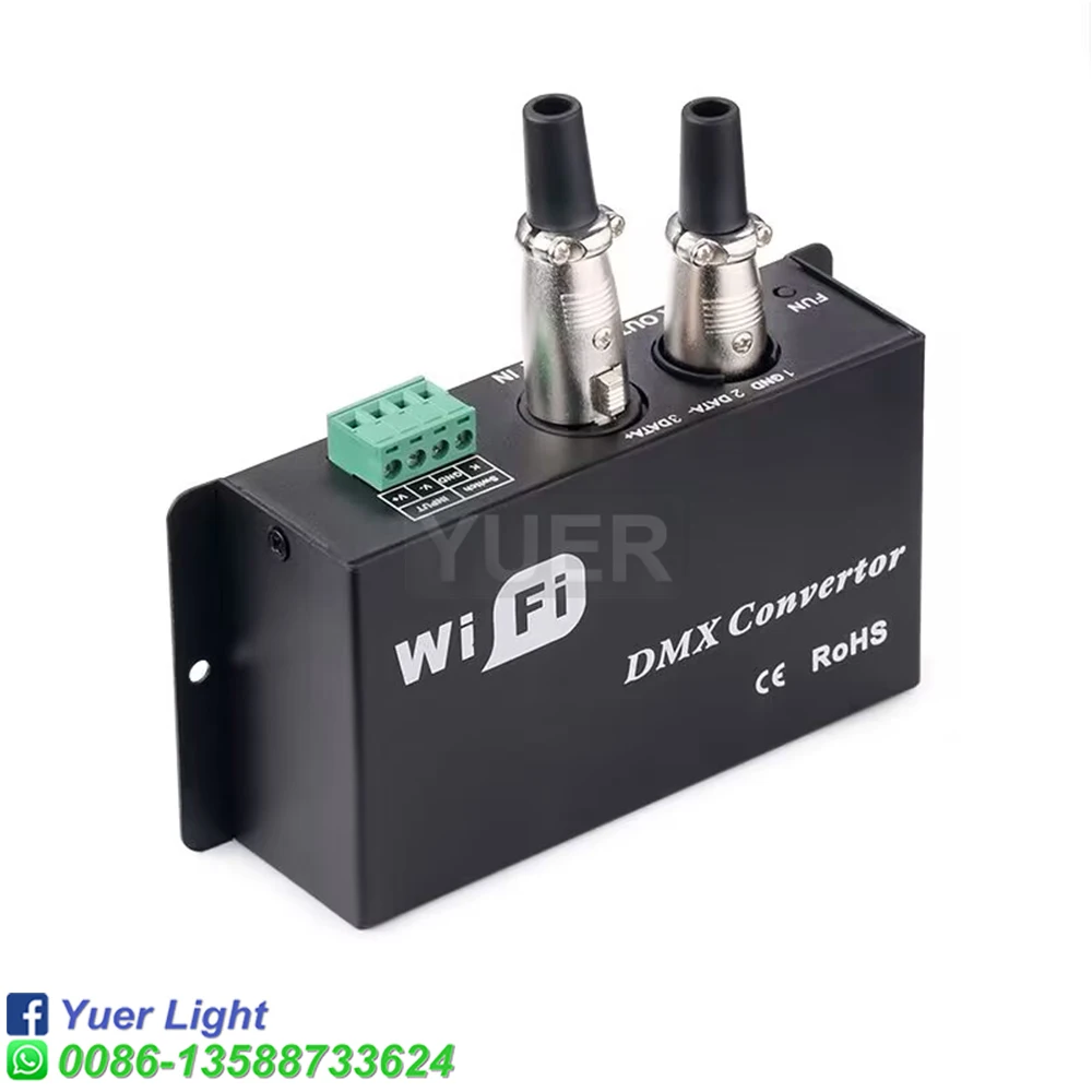 New WiFi DMX Controller Controlled by Android or IOS System Wifi Multi Point Controller WF310 DMX 512 Signal DJ Equipment