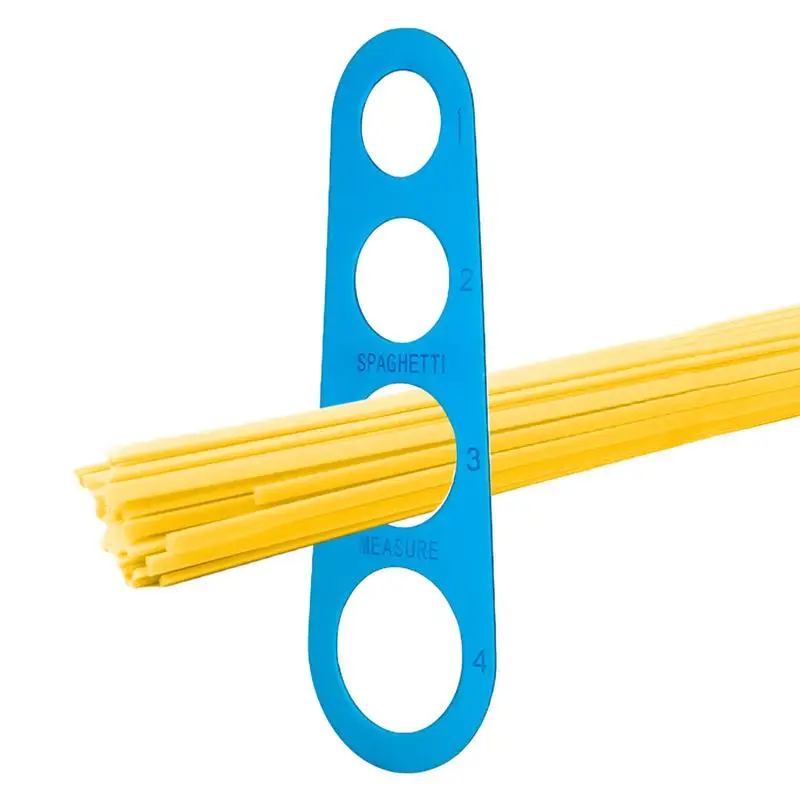 Stainless Steel Spaghetti Measuring Tool, Pasta Portion Control Gadgets, Régua rápida, Medição Device, 4 Servindo Tamanhos