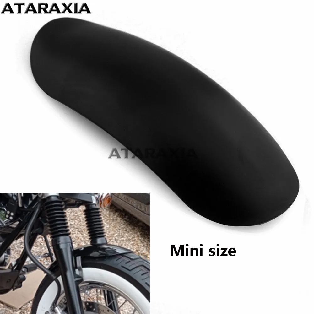 Motorcycle Aluminum Black Unpainted Long Short Front Mudguard Fender Mud Guard Extender Custom For Harley Touring Chopper Bobber