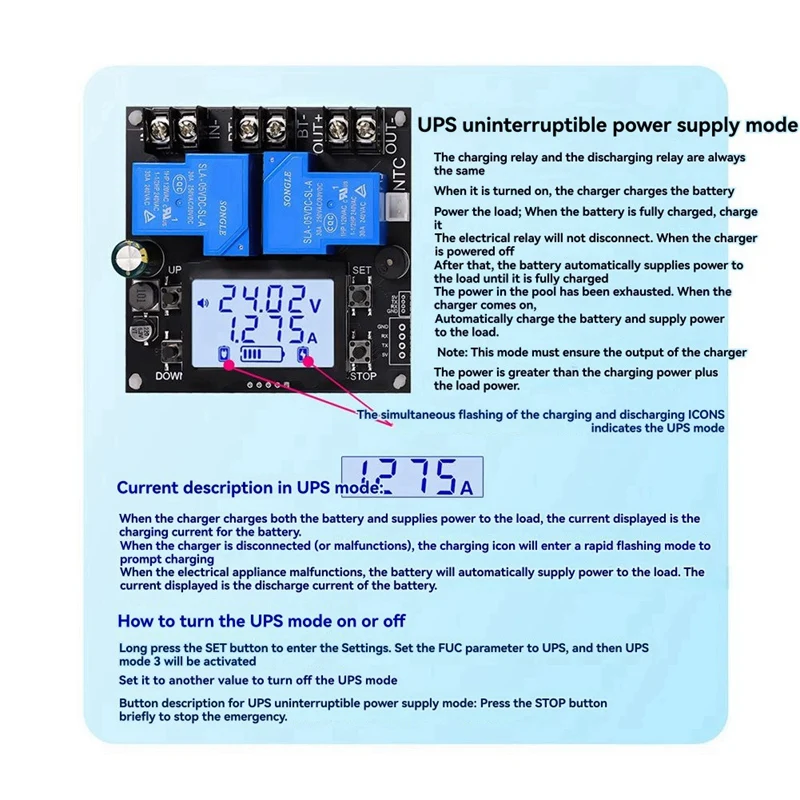 

【MARKETING】XY-BT13L 30A Модуль управления зарядом аккумулятора Защита от заряда и разряда Двунаправленная защита обнаружения тока