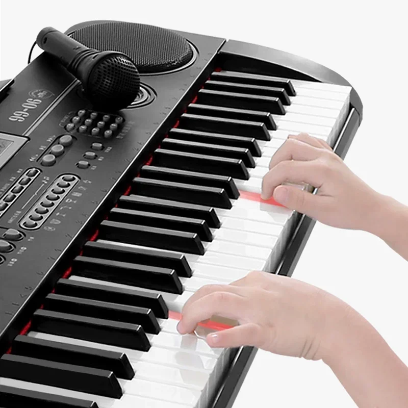 Professional Music Synthesizer Flexible Keyboard Midi Controller Melodic Portable Sustainable Children Sintetizador Instruments