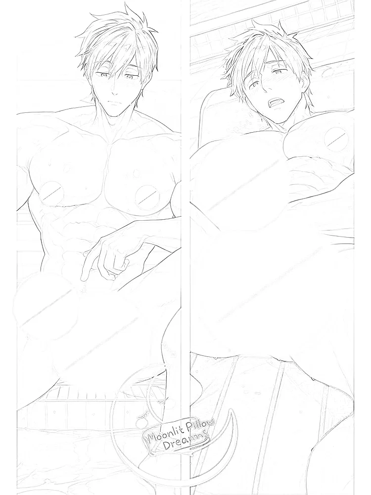 غطاء شخصية ذكر ماكوتو تاتشيبانا Dakimakura - وسادة زوج أنيمي مطبوعة حسب الطلب رجل قوي