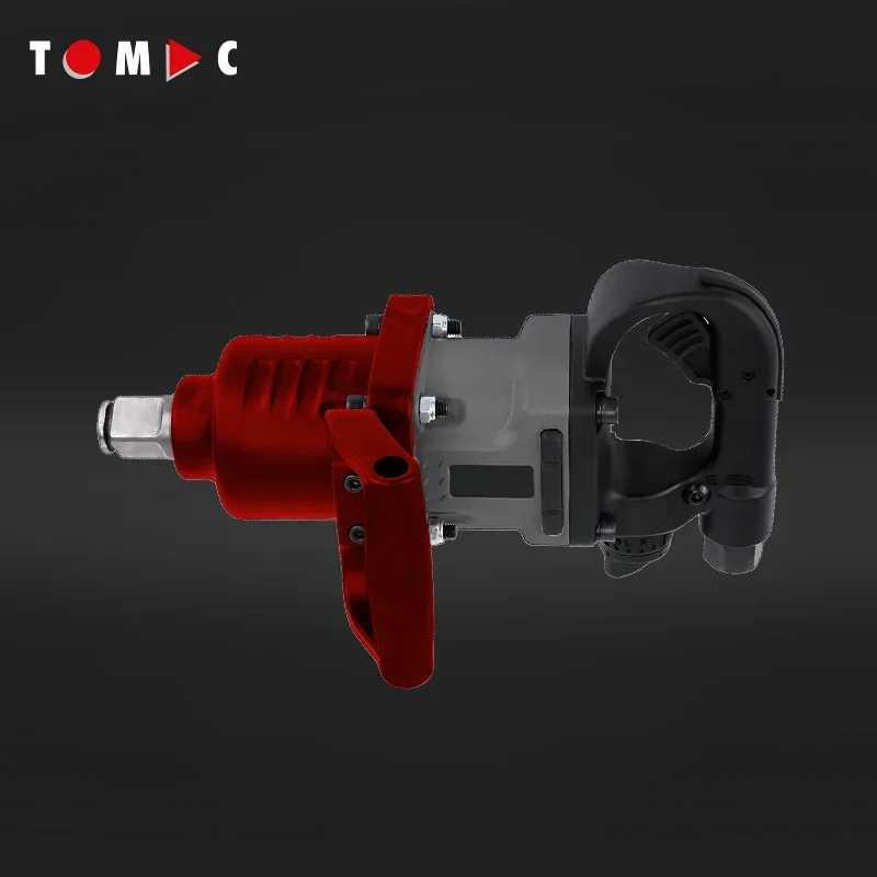 

TOMAC Professional Heavy-Duty 1" Pneumatic Impact Torque Wrench for Truck and Bus Maintenance and Repair