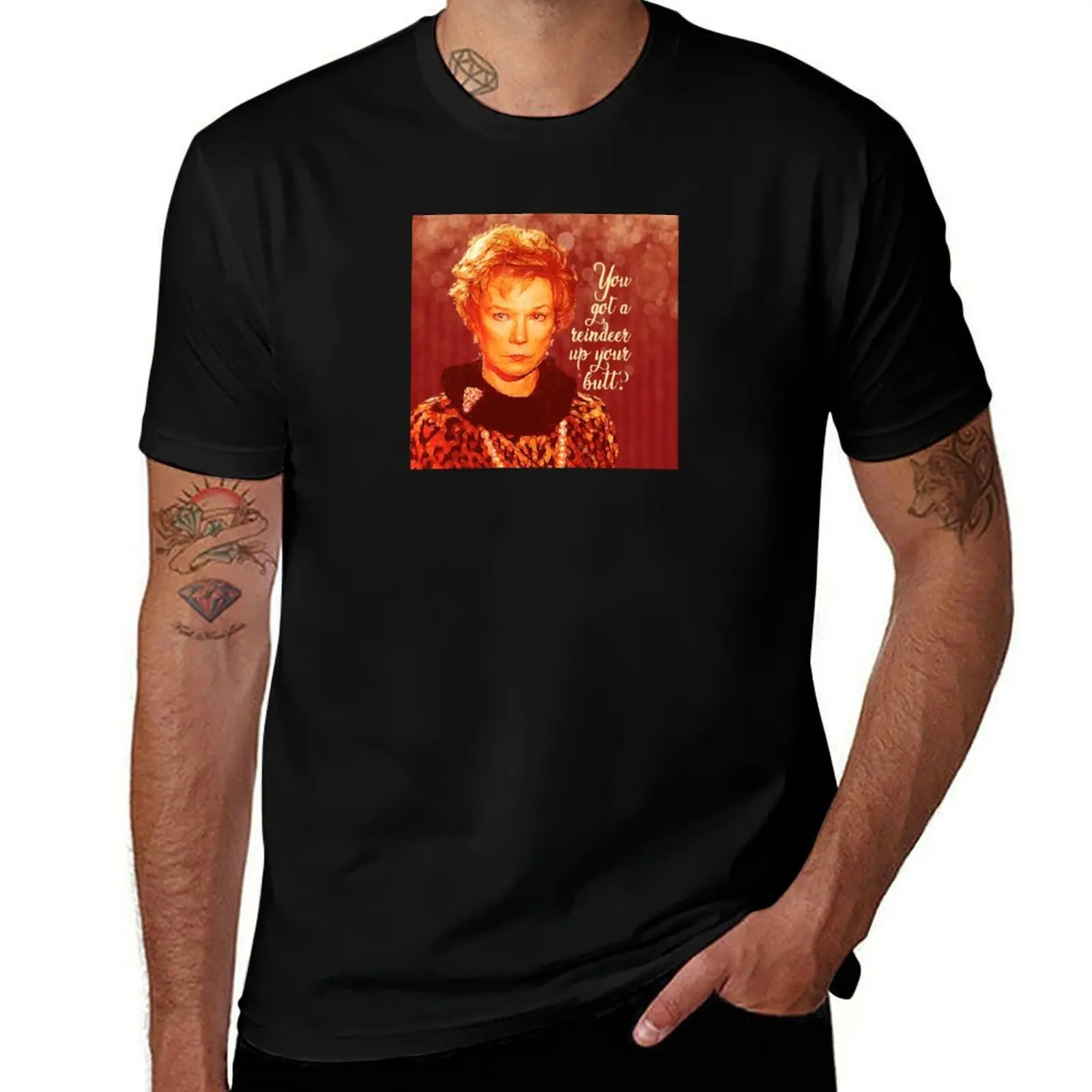 Steel Magnolias Ouiser Boudreaux Christmas Greeting T-Shirt Comfortable Daily Wear Tee