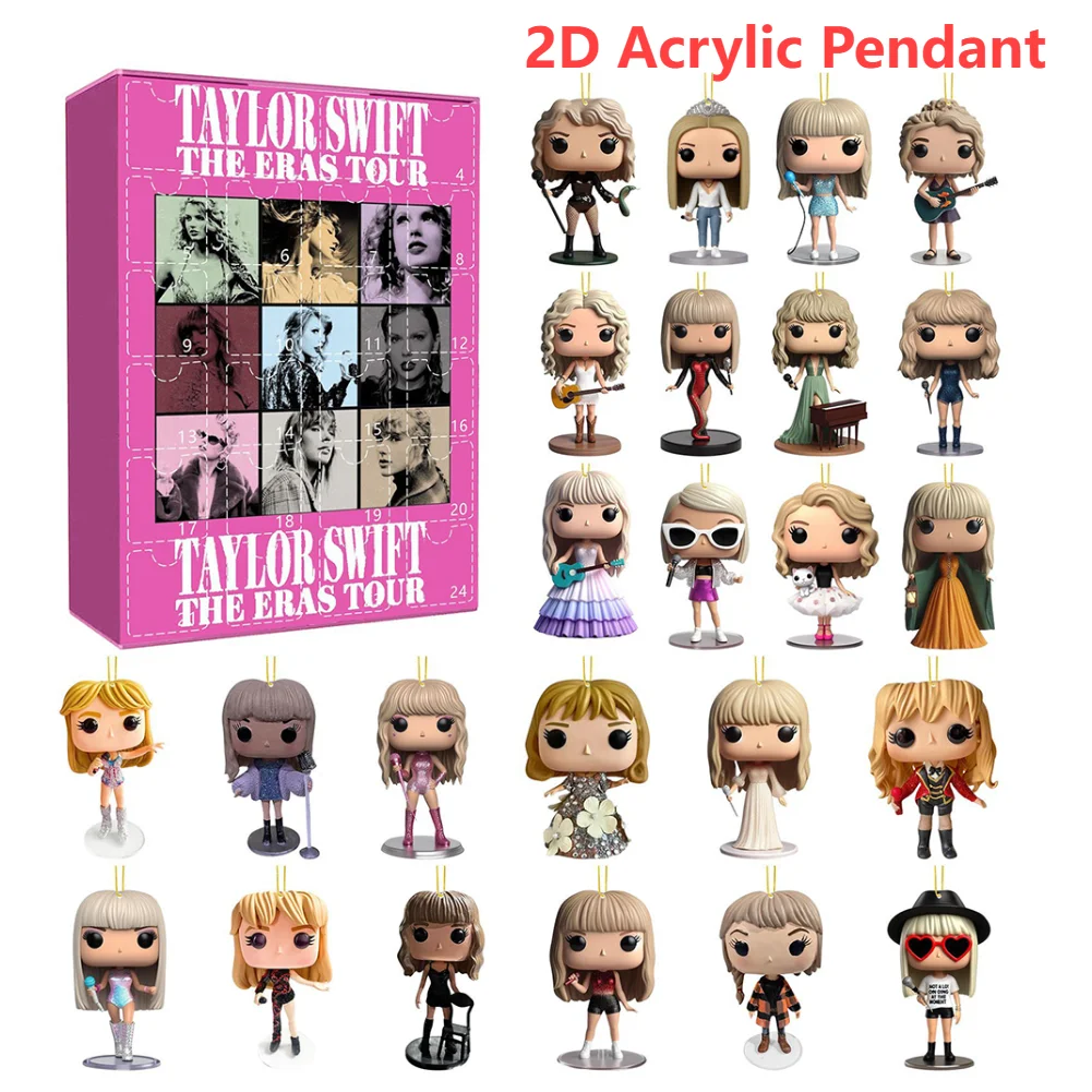 Taylor Christmas Advent Calendar Christmas Tree Decoration Xmas Countdown Calendar 2024 Holiday Advent Calendar Christmas Gift