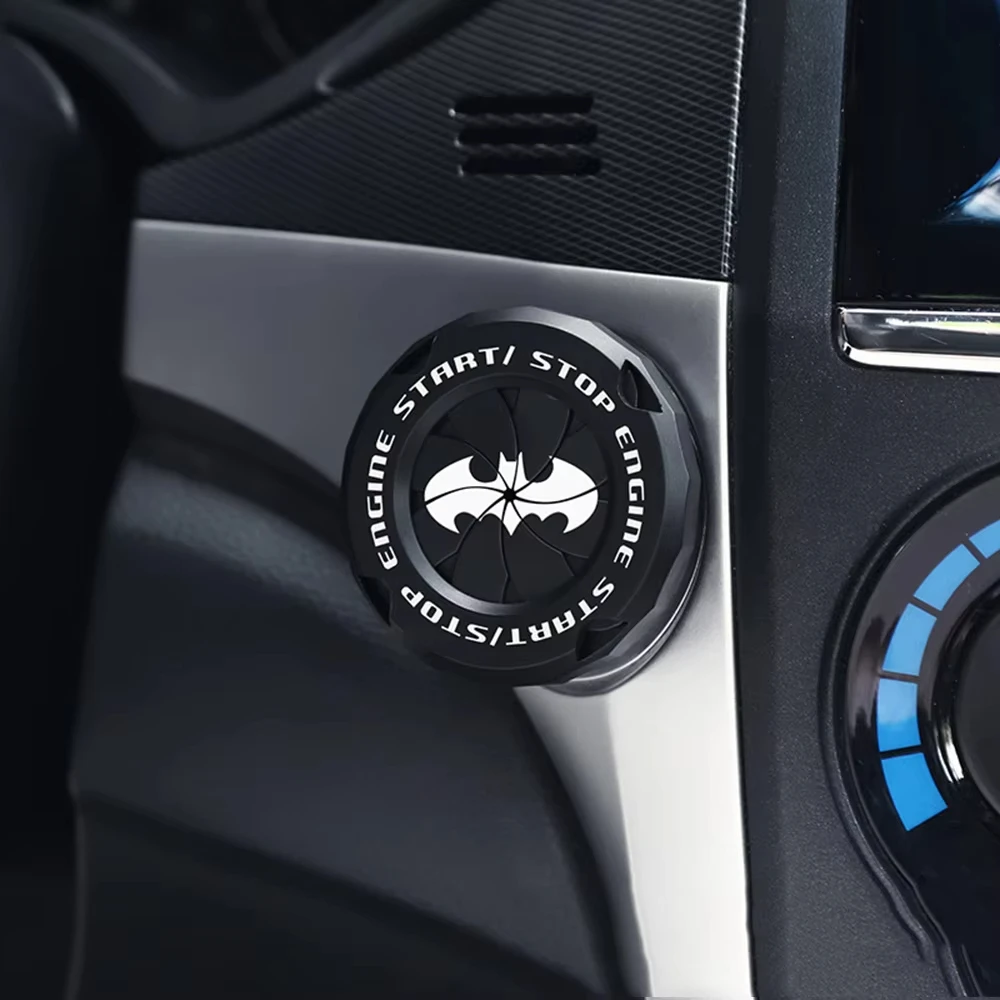 Car Engine Start Stop Switch Button Cover Ignition Anti-scratch Protection Decorative Stickers for Car Accessories