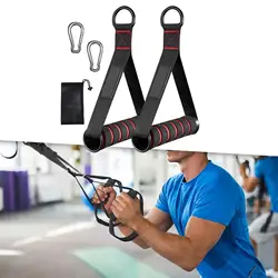 Maniglie per esercizi da 2 pezzi maniglia per fascia di resistenza solo maniglie funzionanti accessori per impugnatura per sistema di pulegge Home Gym
