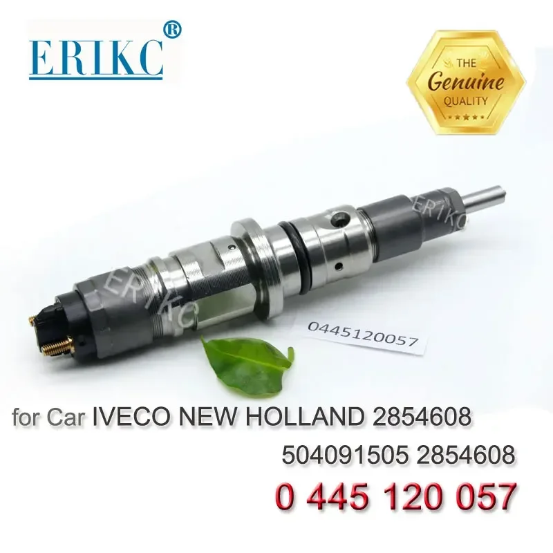 ERIKC 0986435552 Genuine Fuel Injector 0445120057 Nozzle Part 0 445 120 057 Fuel Rail Injector 0445 120 057 for IVECO Renault