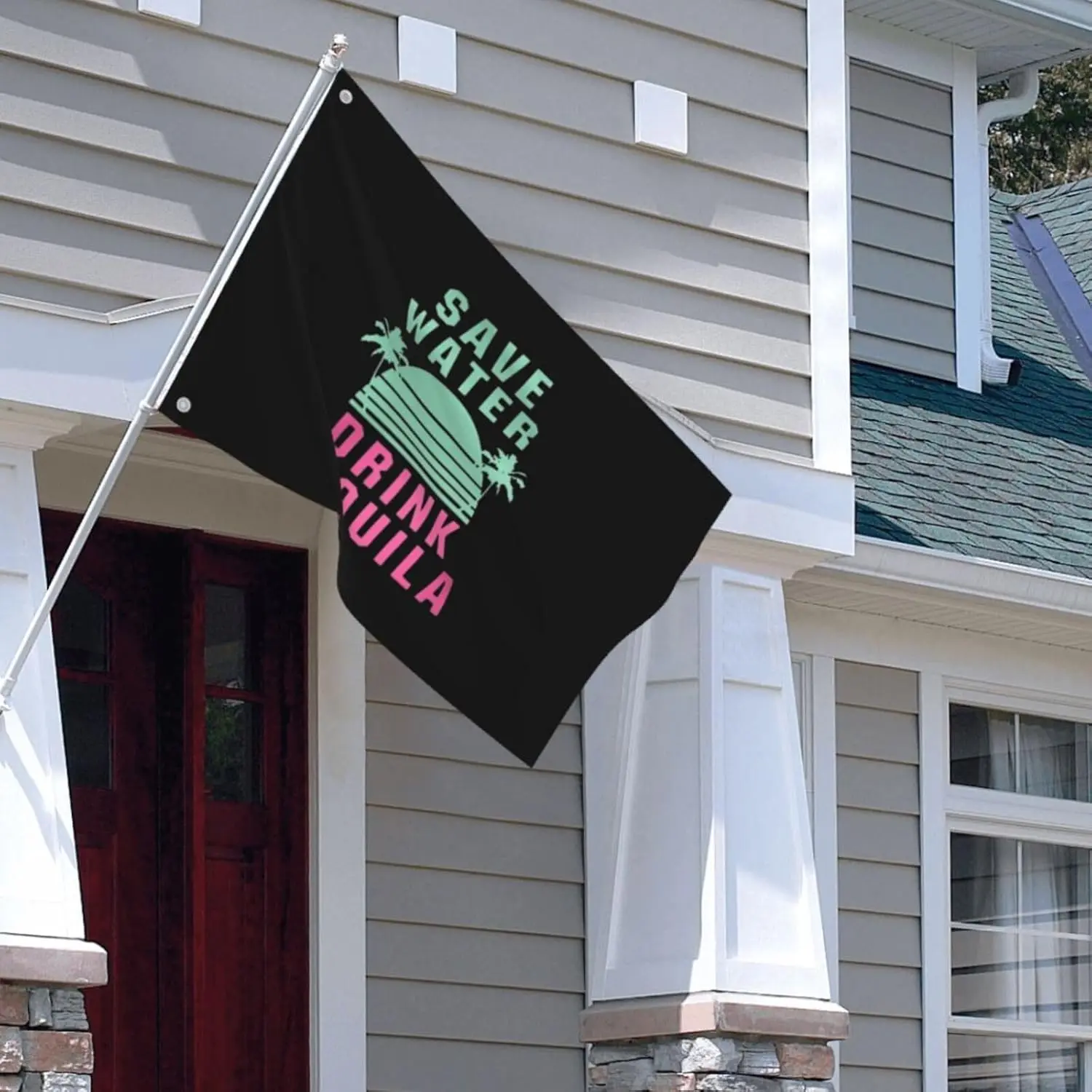 Flagicts 100% Polyester Save Water Drink Tequila Flags