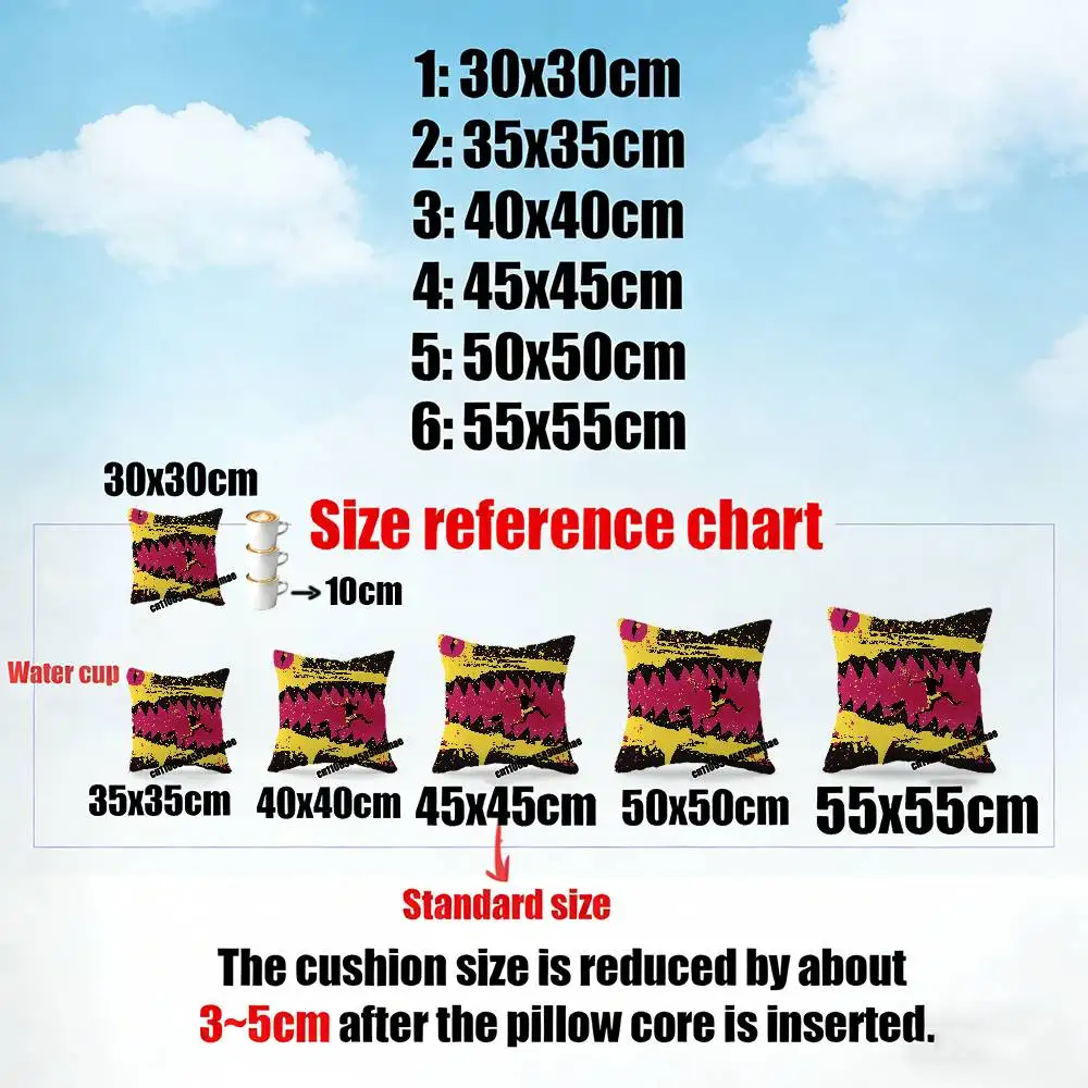 For D-Dungeon Crawler Carl Throw Pillow Case 45x45cm Sofa Custom Square Pillowcase Cushion Cover