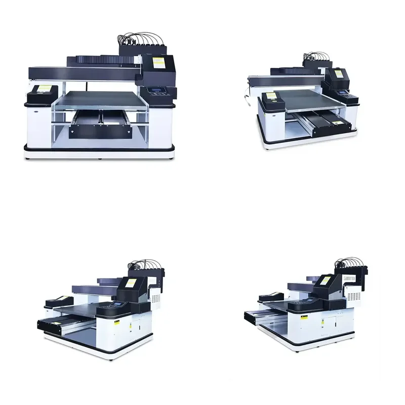 Phone Cases Glass Bottle Pens UV Printers PVC Acrylic Ceramic Metal UV Effect Printers DTF DIY UV Printing Machines for All