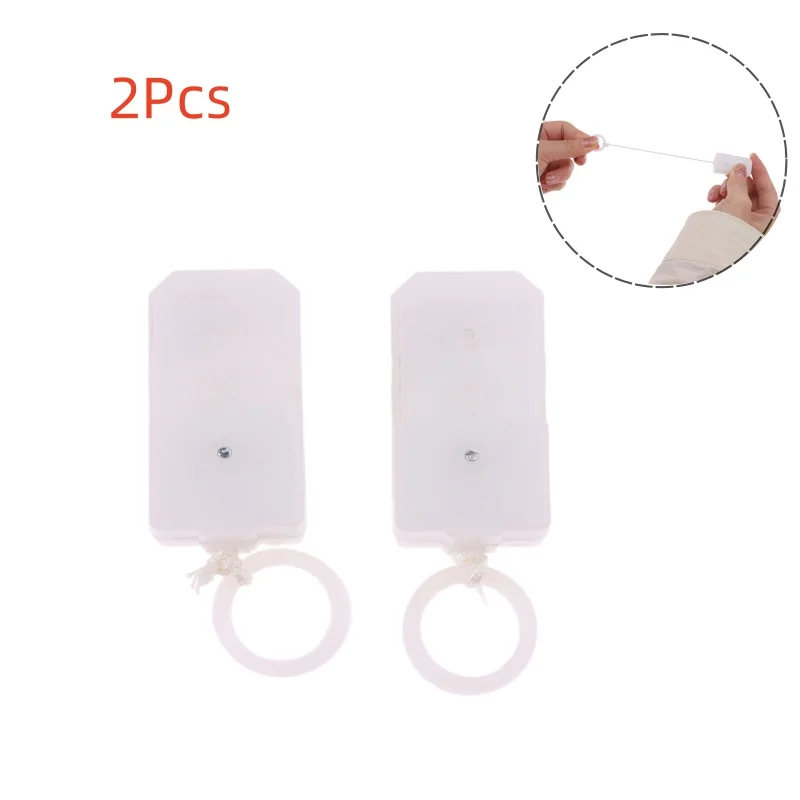 2Pcs DIY Plush Toy Accessories Plastic Baby Pulling Tail Ring Tool Micro Vibration Movement Toy Pull String Vibrator