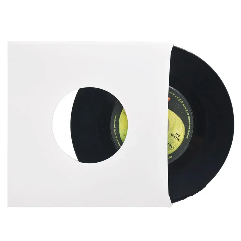 20pcs 7/10/12inch White Vinyl Record Protecter LP Bags Record Sleeves Anti-static Record Sleeves Packaging Bag