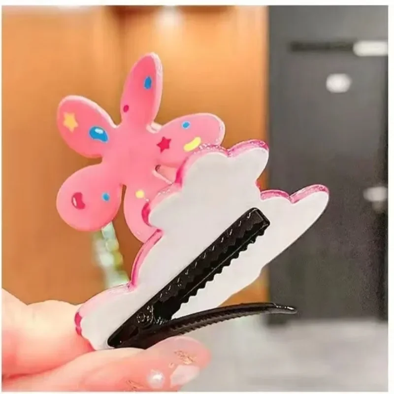 Lovely Sanrio Kawaii Anime My Melody Cinnamoroll Hairpin Decoration Cute Ins Creative Headwear Accessories Gifts for Kids