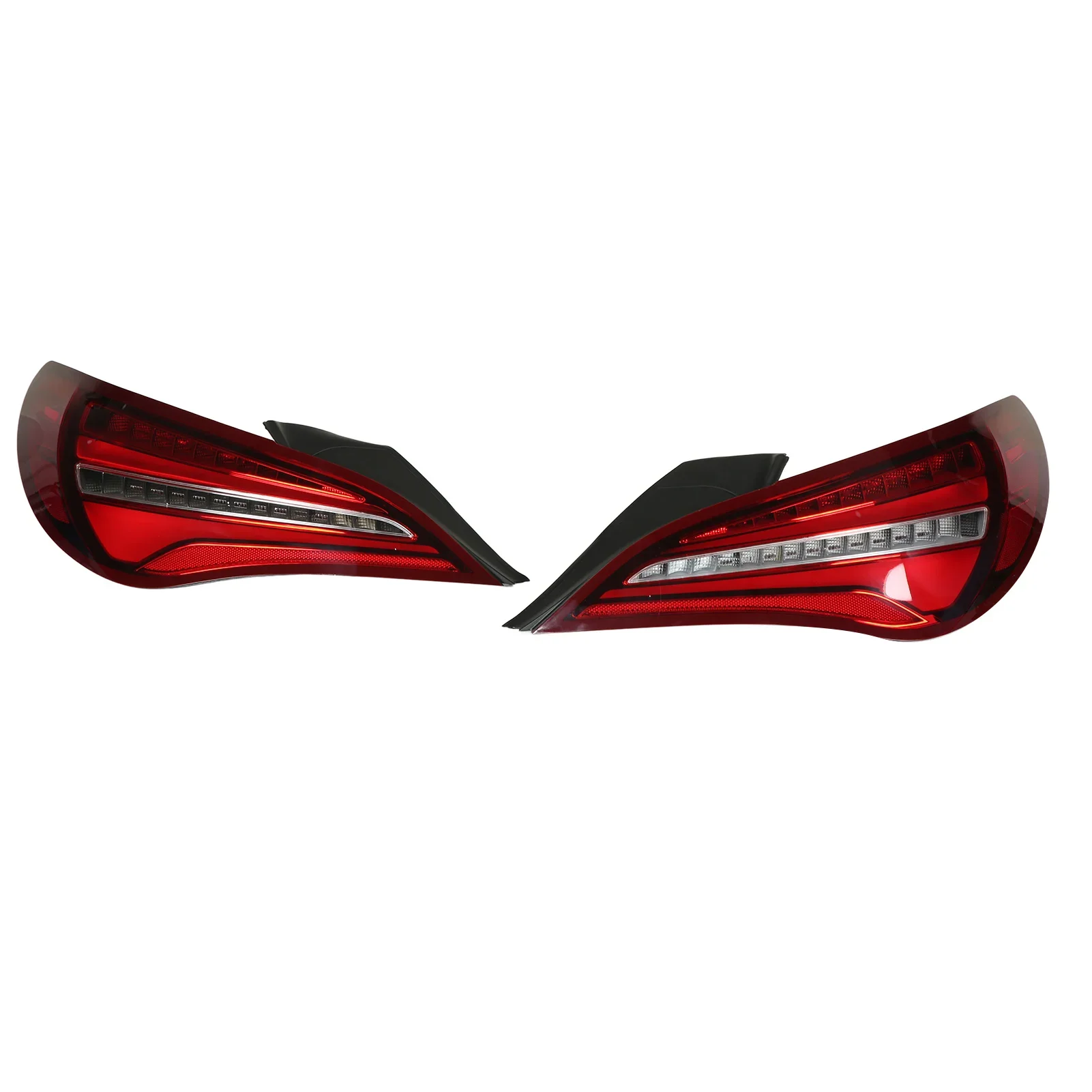 Upgrades Facelift Integrated LED Tail Lights Replacement for  CLA C117 Coupe X117 CLA45 AMG Halogen 2014 2015 2016