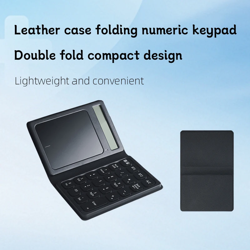 

JOMAA 2в1 Портативная беспроводная цифровая клавиатура Bluetooth Двухрежимная цифровая клавиатура с дисплеем для Win/Mac