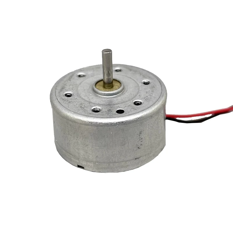 RF-300C-12180 Mini 300 motore DC 1.5V 3V 3.7V 5V 6V 14000RPM ad alta velocità Micro 24mm motore mandrino rotondo modello di ventola di energia solare fai da te