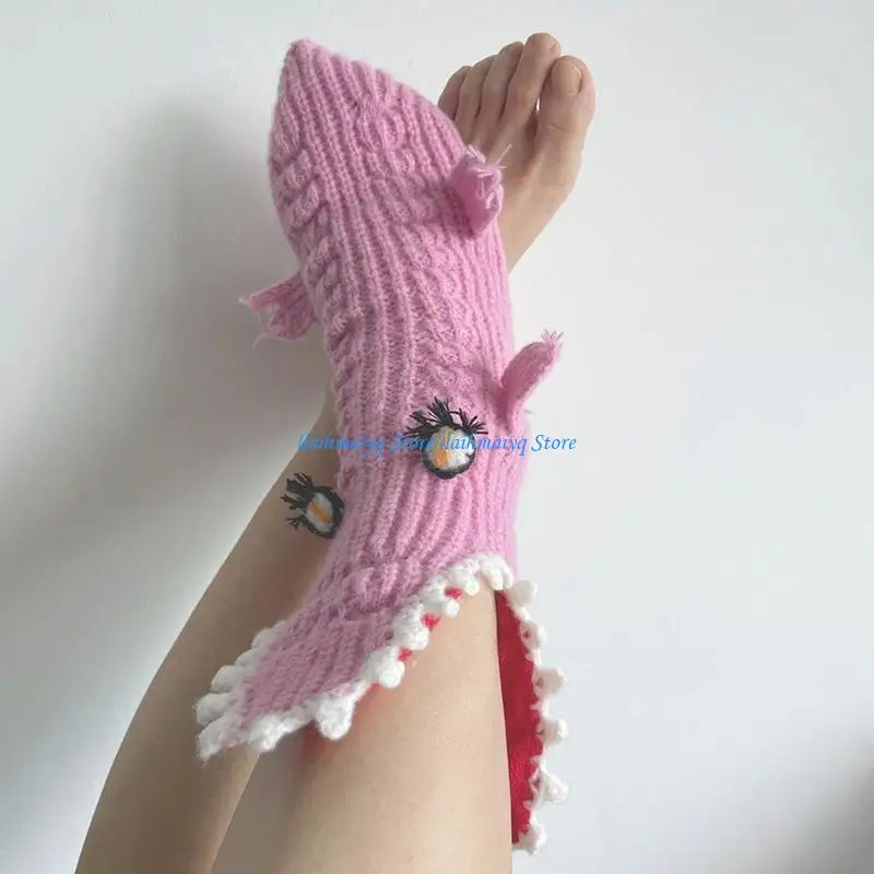 573B Socks Knitted Animal Pattern Floor Socks Unisex Funny Wint