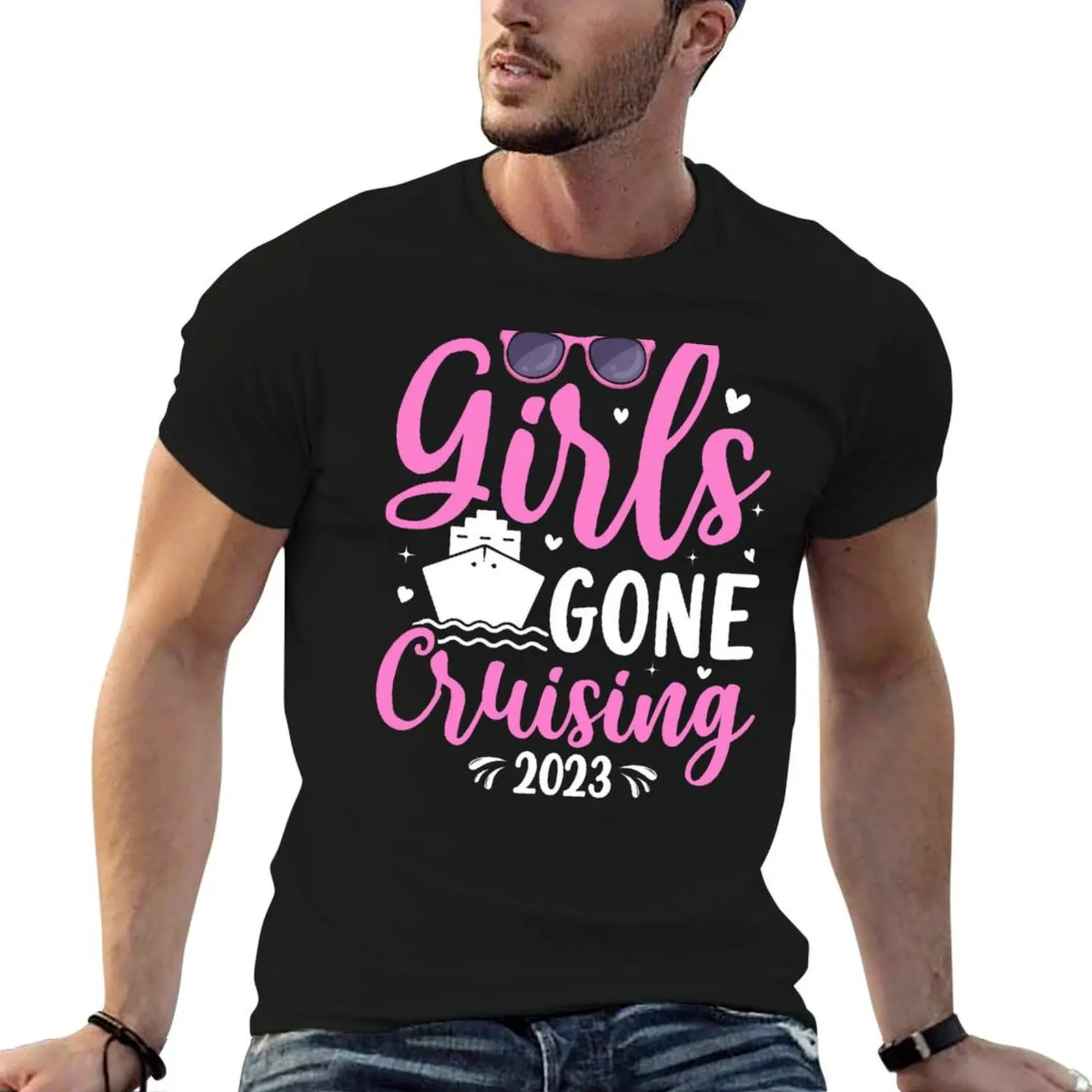 

Girls Gone Cruising 2023 Vacation Party Cruise Ship Lovers T-Shirt t shirts for man graphic tees man t shirt summer T-Shirt