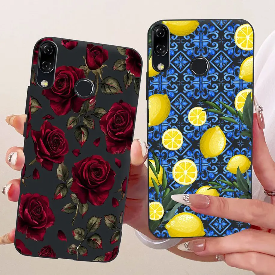 حافظة لهاتف Asus Zenfone 5 ZE620KL ZF620KL X00QD X00QDA غطاء هاتف من السيليكون الناعم على شكل زهرة شعبية لهاتف Zenfone 5z ZS620KL Z01RD Shell