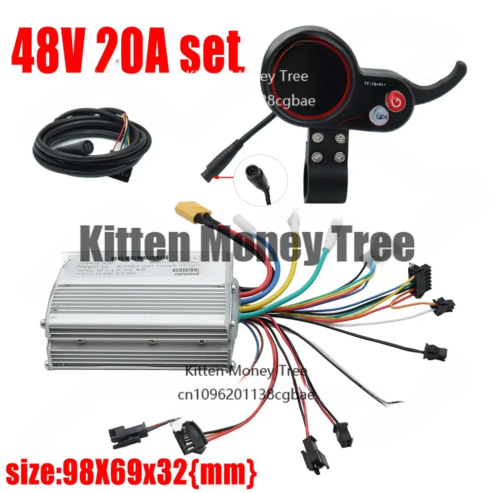 

48V 20A Electric Scooter Controller Dashboard Kit with TF-100 Display Scooter for KUGOO M4 Electric Scooter Parts