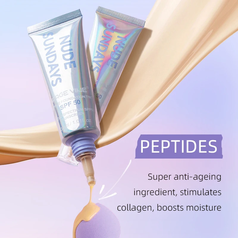 Marke Long Lasting Makeup Foundation Oil Control Concealer Sunscreen Spf50+ Isolation Face Brightening Moisturizing Facial Makeup