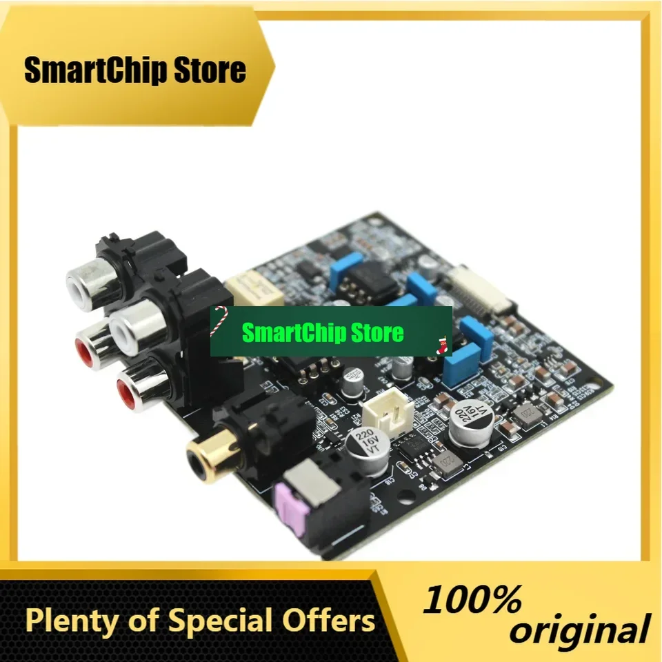 SmCpES9038Q2M Decoding Board Bluetooth Fiber Coaxial Decoding Board Power Amplifier Modification Bluetooth 5.4 Version Supports