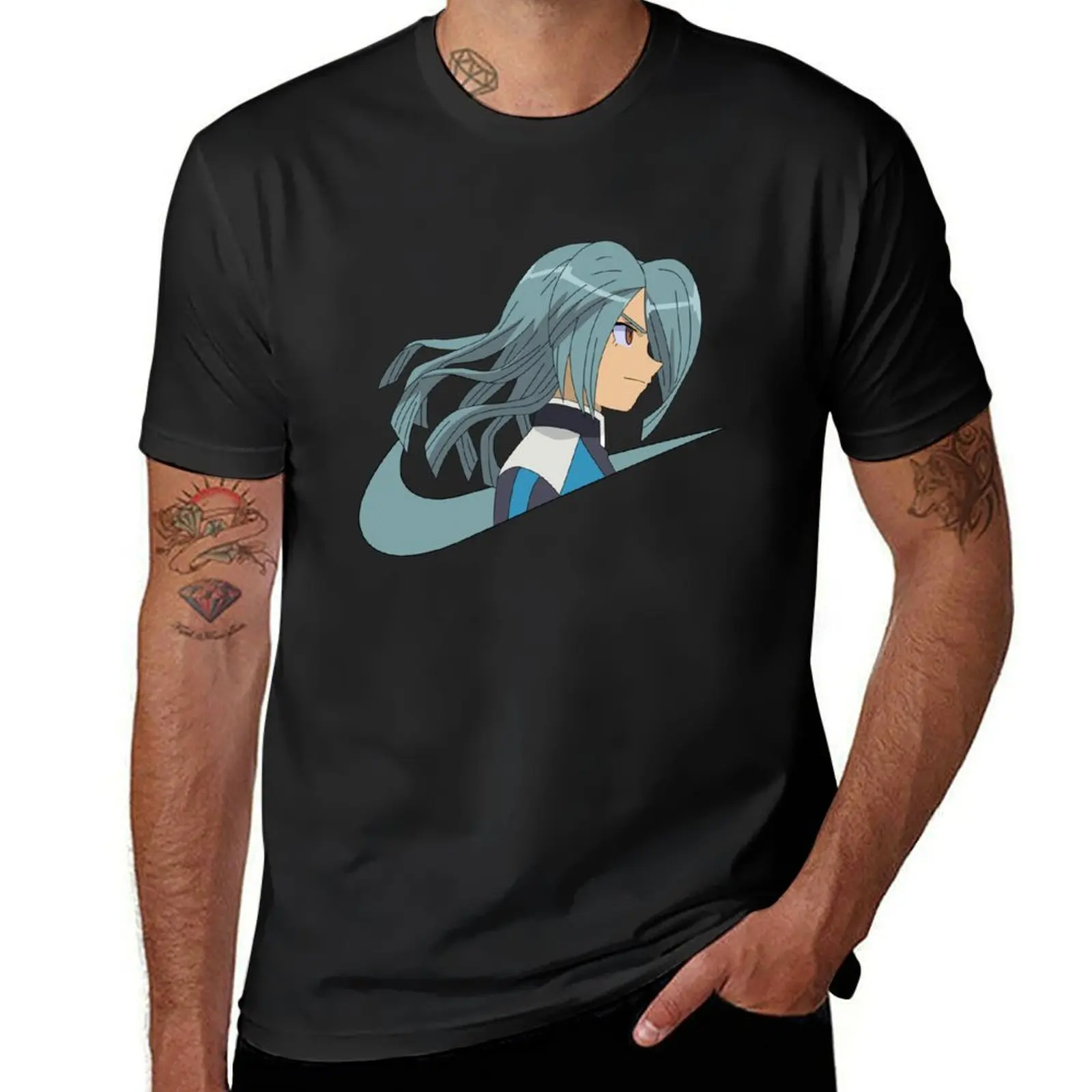 

Kazemaru / Nathan Swift Dark Emperors (Inazuma Eleven) T-Shirt for a boy anime sweat blacks plain t shirts men