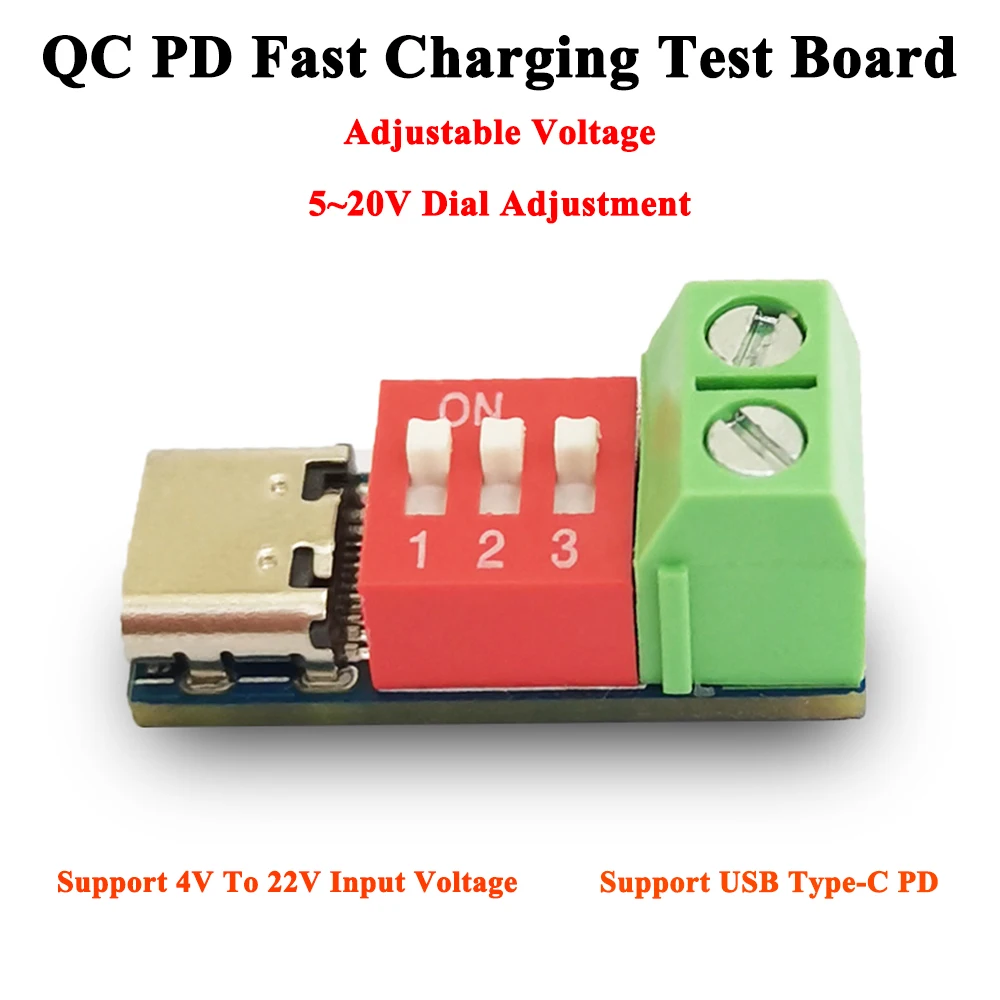USB PD Type-C: مراجعة وتحليل وحدة اختبار الشحن السريع