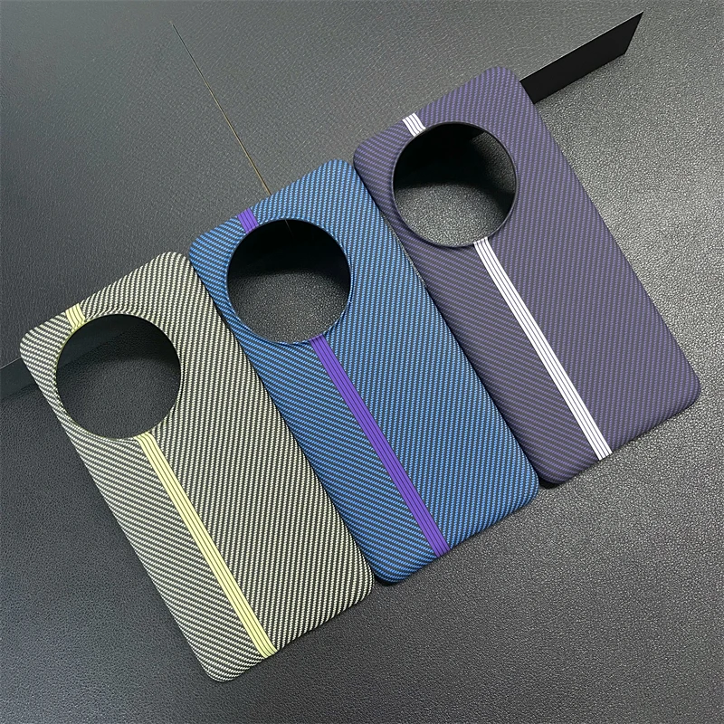 For OnePlus 13 Skin Feel Carbon Fiber Texture Case for OnePlus 13 Ultra-Thin Protective Cover Fashion Color Collision Funda Capa