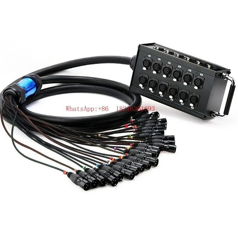 

Stage Performance Audio 8-way Kanon Male and Female Direct Plug Audio Cable Box Yongsheng Stage Box
