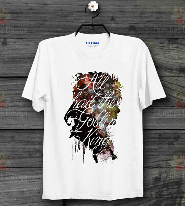 Labyrinth Goblin King Bowie Film T shirt IDEAL GIFT Cool Unisex Tee Top