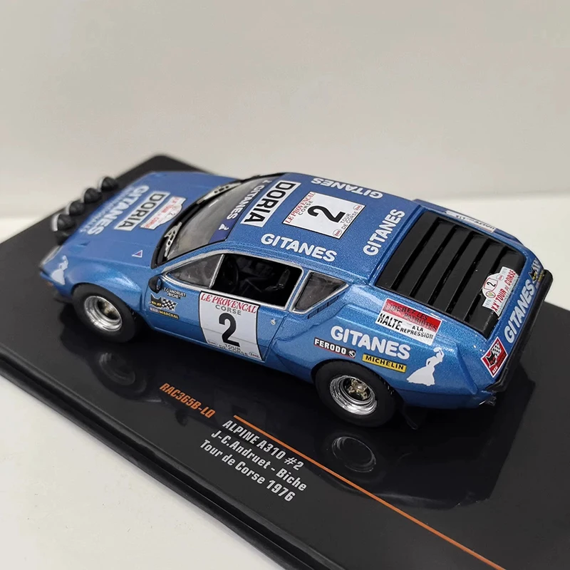 

IXO масштаб 1/43 ALPINE A310 # 2 1976, имитация модели автомобиля из сплава, статическая коллекция, украшенные праздничные подарки, игрушки, сувенирный подарок
