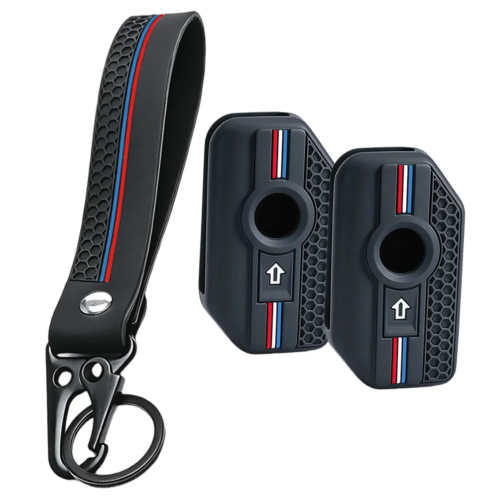 Soft Key Cover For BMW R1250GS R1200GS Adventure F750GS F850GS F900R F900XR K1600B K1600GT With Long Wrist Strap And Swivel Clip