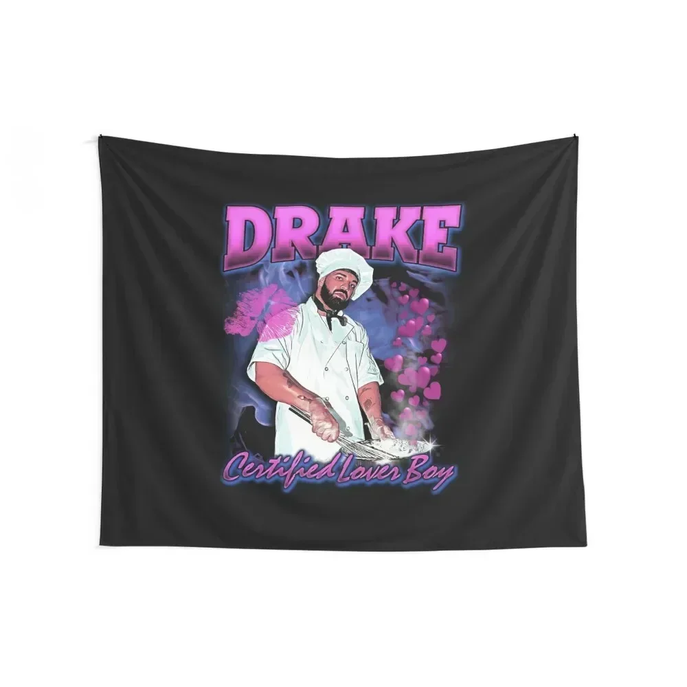 Drake CLB Vintage 90s Bootleg Design Tapestry Aesthetic Home Decor Things To Decorate The Room Home Decorating Tapestry