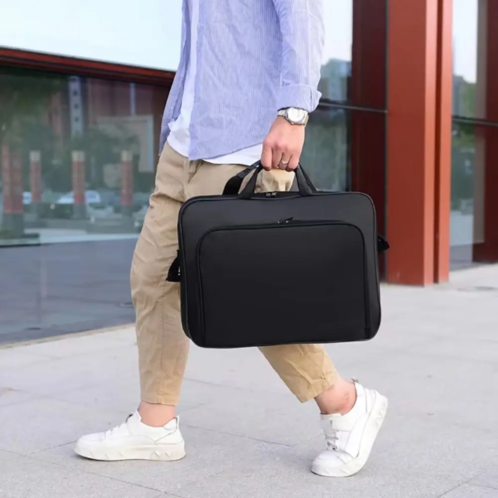 Computer Briefcase Fashion Notebook Shoulder Bag 15 Inches zipper Laptop Handbags Portable Shockproof Business Handbag Business