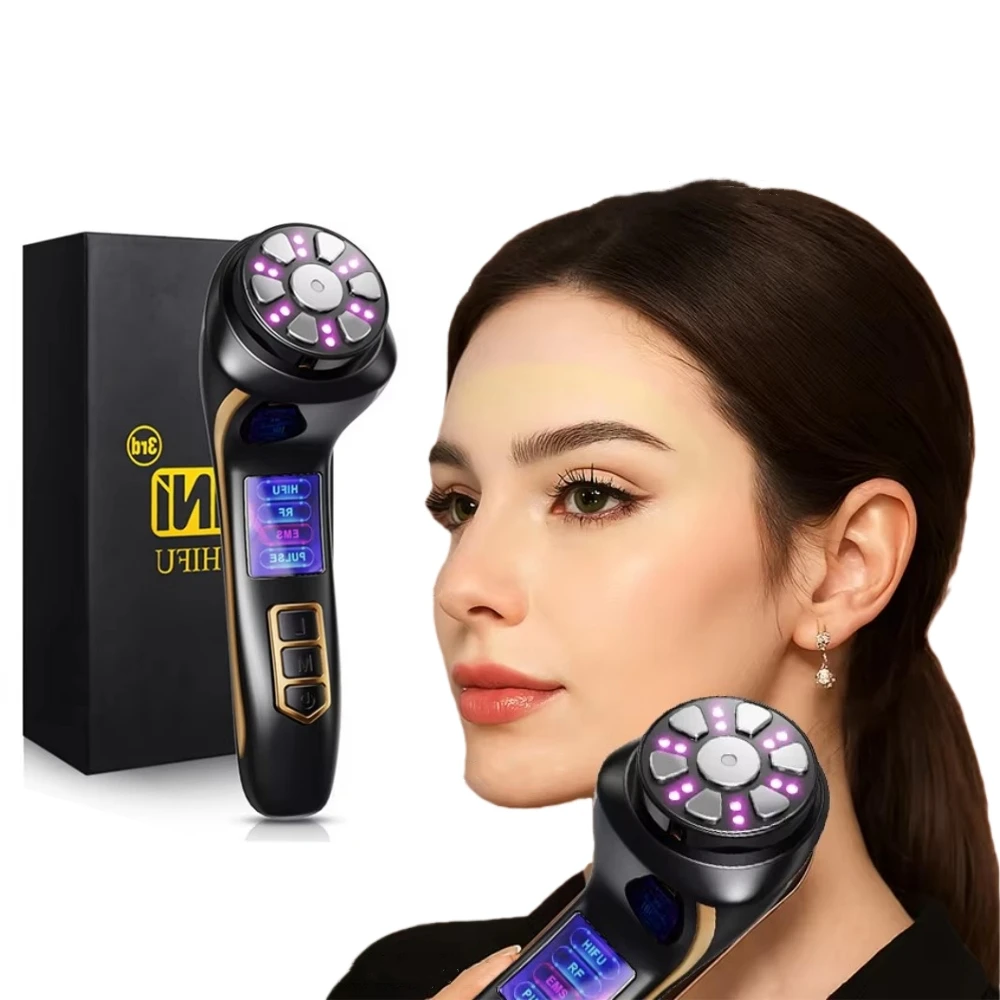 

Hotsale HIFU Facial Radiofrequency Beauty Treatment EMS Micro Current Skin Rejuvenation Lifting Tightening Beauty Instrumentt