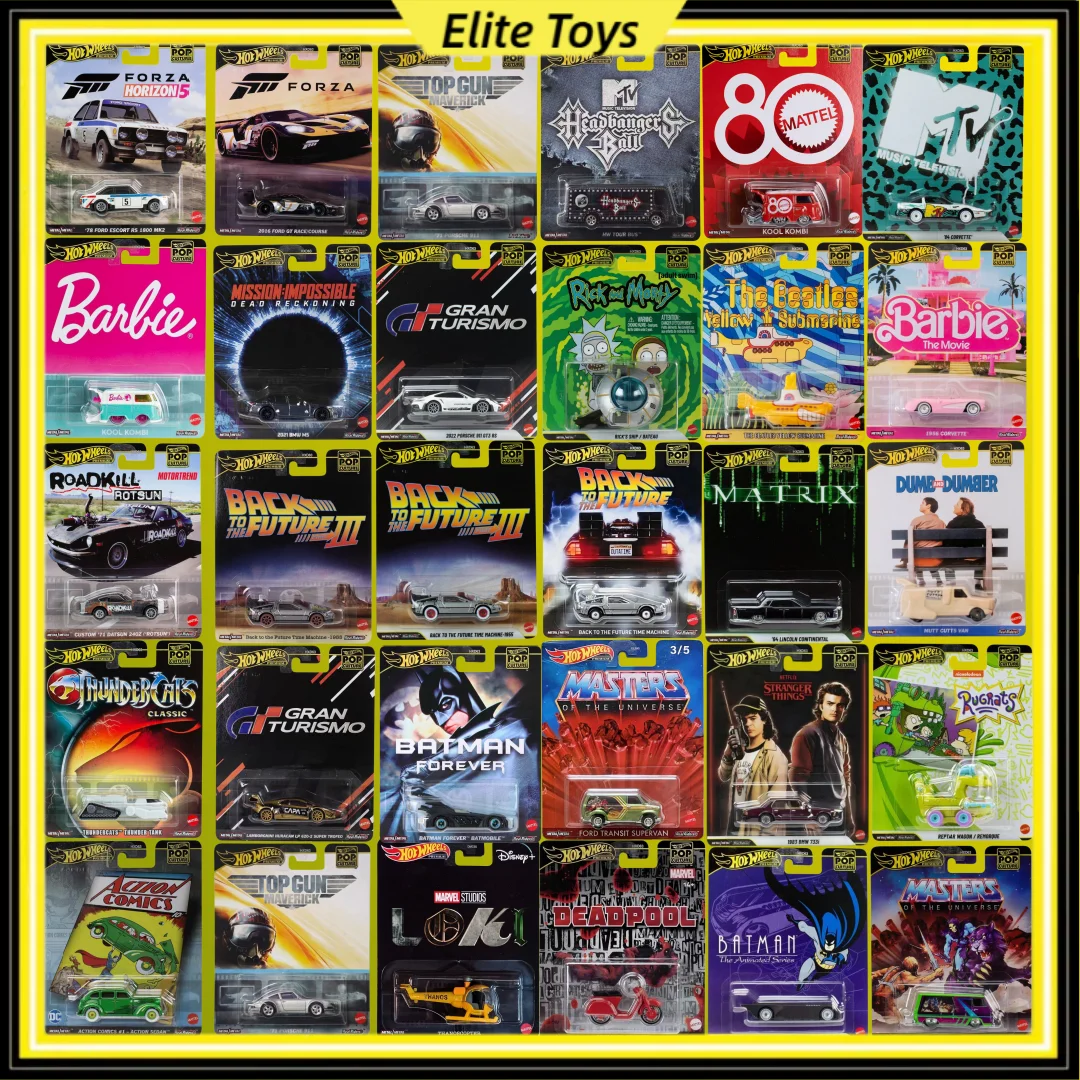 

Hot Wheels Premium Pop Culture Back to the Future Barbie Porsche 1:64 Diecast Vehicle Metal Collectible Model Collectors Gift