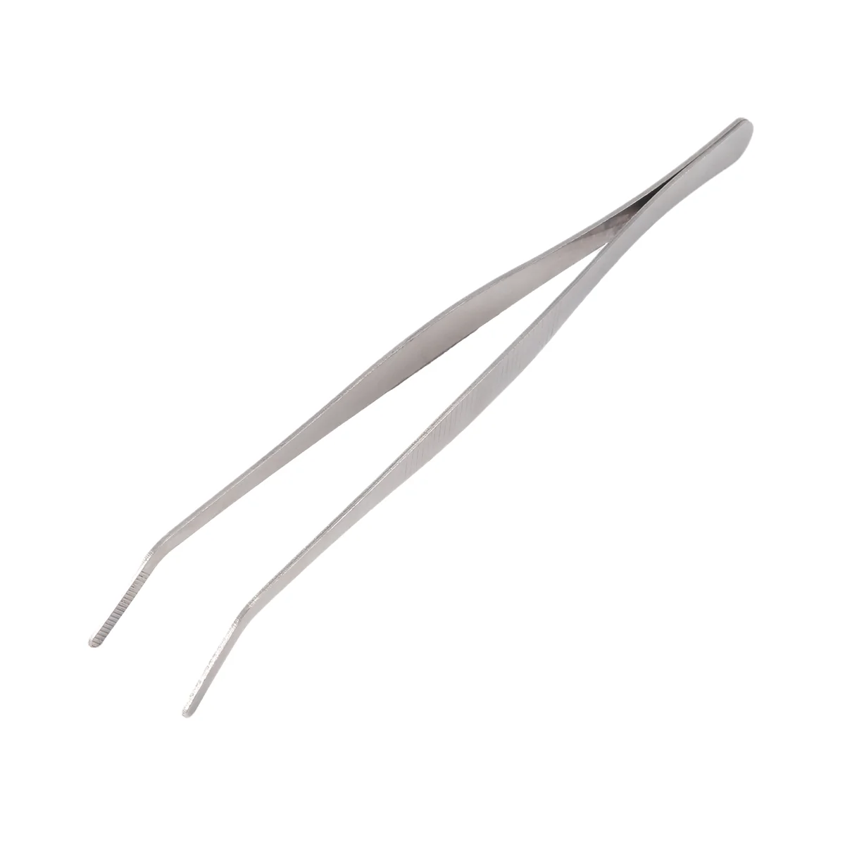 Premium Silver Tone Metal Chinese Kongfu Dao Tea Tong Tweezers