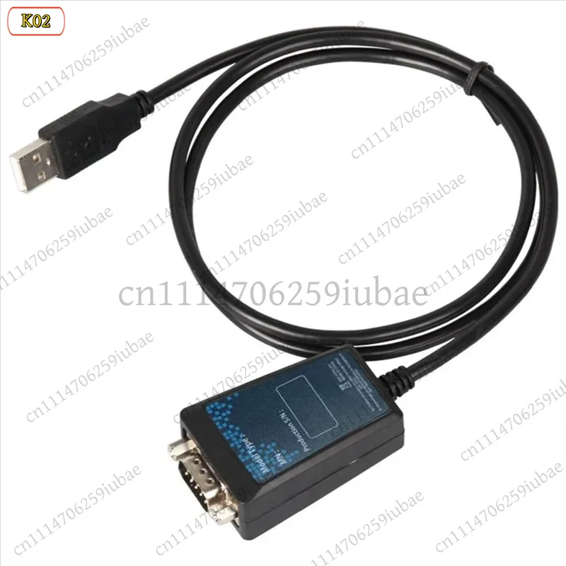 AU67 USB 2.0 To Serial RS-232 DB9 9Pin Adapter Converter Cable Chipset Support WIN10 Length 1M